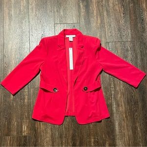 Carole Wren NWT Hot Pink Blazer / Size Small